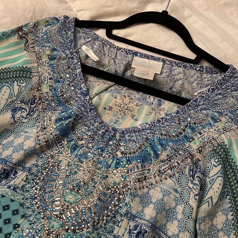 Camilla blue, baby doll dress - Picture 5 of 6